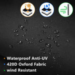 Load image into Gallery viewer, 36"x42" Outdoor Water Fountain Covers for Winter Protection,420D Oxford Cloth Waterproof Garden Chimnea Statue Cover Charcoal Grill Cover