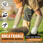 Load image into Gallery viewer, HANDLANDY Rose Pruning Gloves for Men & Women, Long Thorn Proof Gardening Gloves, Breathable Pigskin Leather Gauntlet, Best Garden Gifts & Tools for Gardener