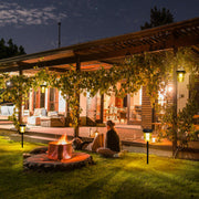 WTGEGF Solar Pathway Lights Outdoor Waterproof, 4 Pack 200 Lumens Super Bright Solar Garden Lights with 2 Lighting Modes, Auto On/Off Outdoor Solar Lights for Yard, Walkway, Lawn, Driveway, Path