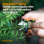 Load image into Gallery viewer, Fiskars Herb Garden Scissors, 5&quot; Garden Shears, Handheld Herb Snips with Sheath and SoftGrip Handle, Dishwasher Safe
