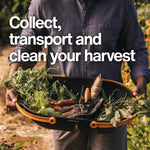 Load image into Gallery viewer, Fiskars Garden Harvest Basket - Container for Gardening and Harvesting with Tool Caddy - Harvesting Basket Doubles as a Colander for Vegetables and Fruits - Garden Accessories
